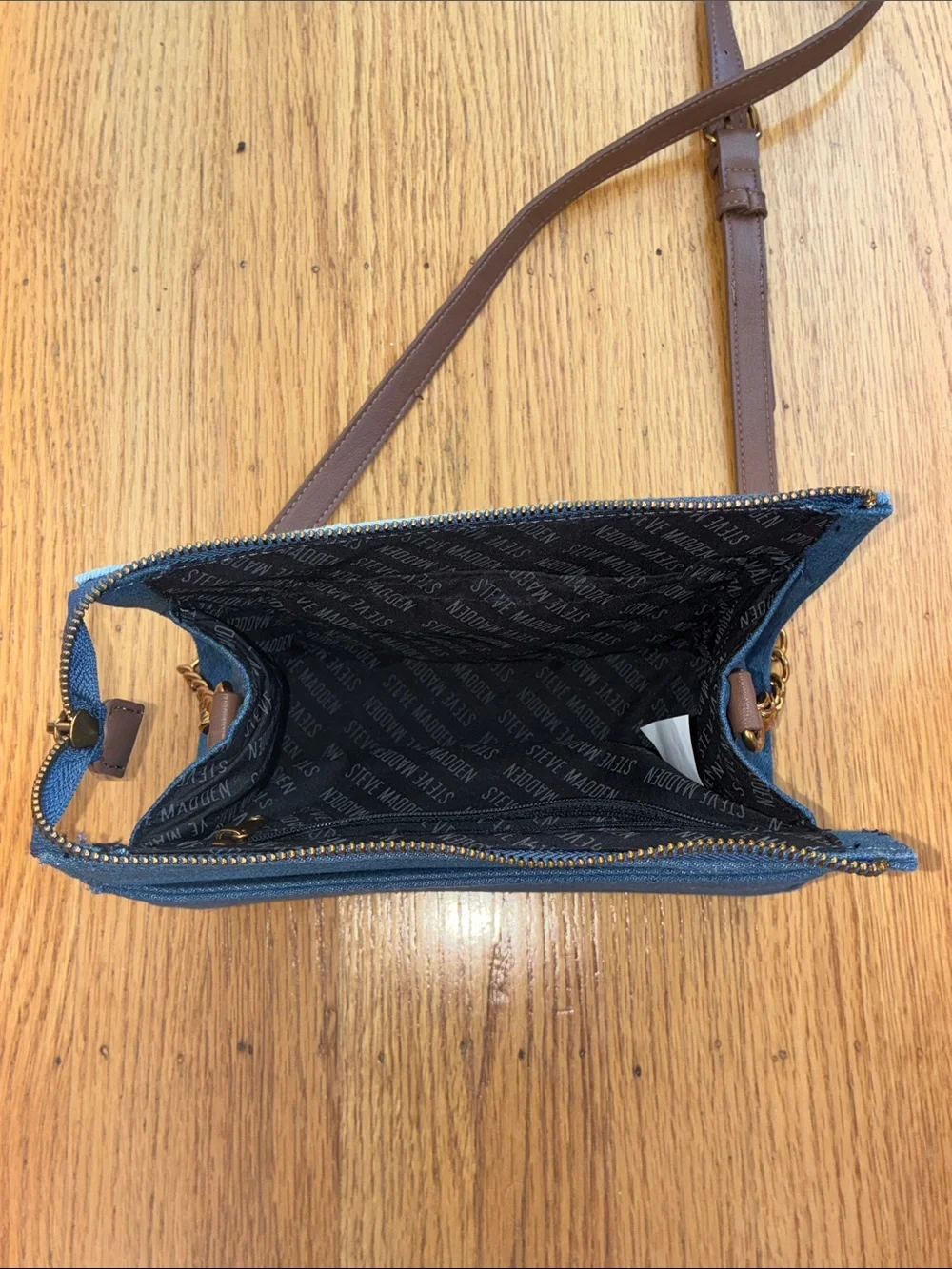 Steve Madden Blue Patchwork Purse